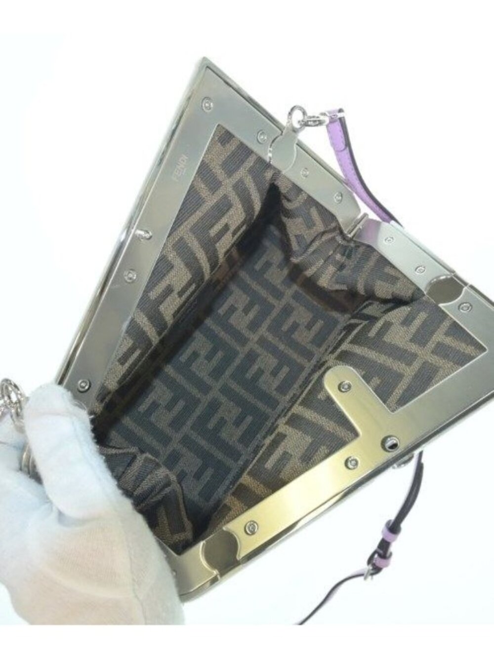 Fendi Shoulder Bag Purple - Picture 3 of 9